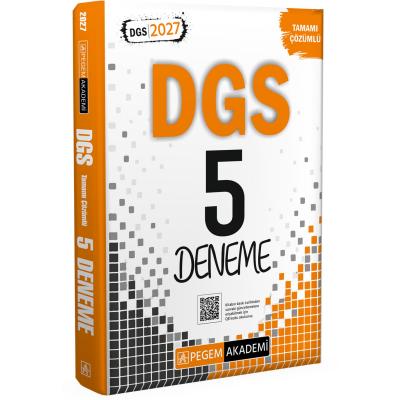 Pegem Yayınları 2027 DGS Tamamı Çözümlü 5 Deneme