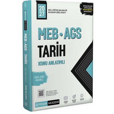 Pegem Yayınları 2027 MEB AGS Konu Anlatımlı Tarih
