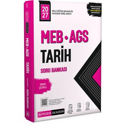 Pegem Yayınları 2027 MEB AGS Tarih Soru Bankası Tamamı Çözümlü 