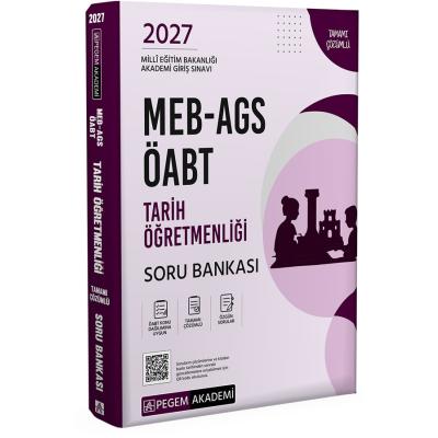Pegem Yayınları 2027 MEB AGS ÖABT Tarih Öğretmenliği Tamamı Çözümlü Soru Bankası