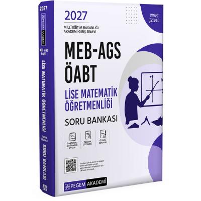 Pegem Yayınları 2027 MEB AGS ÖABT Lise Matematik Öğretmenliği Tamamı Çözümlü Soru Bankası
