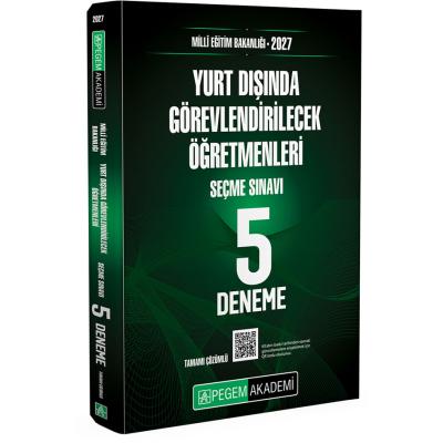 Pegem Yayınları 2027 MEB Yurt Dışında Görevlendirilecek Öğretmenleri Seçme Sınavı Tamamı Çözümlü 5 Deneme
