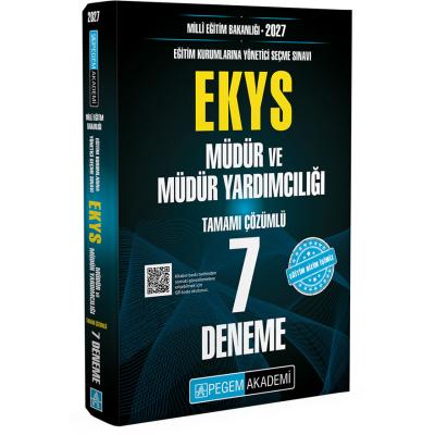 Pegem Yayınları 2027 EKYS MEB Müdür ve Müdür Yardımcılığı 7 Deneme