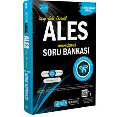 Pegem Yayınları 2025 ALES Tamamı Çözümlü Soru Bankası