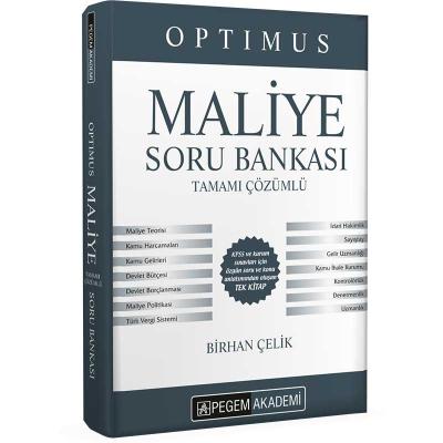 Pegem Yayınları Kpss A Grubu Optimus Maliye Tamamı Çözümlü Soru Bankası