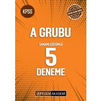 Pegem Yayınları KPSS A Grubu Tamamı Çözümlü 5 Deneme