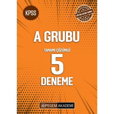 Pegem Yayınları KPSS A Grubu Tamamı Çözümlü 5 Deneme