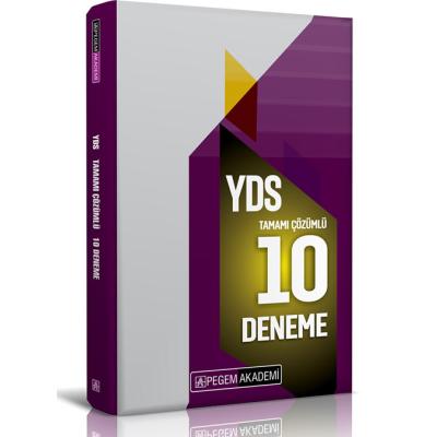 Pegem Yayınları Yds Tamamı Çözümlü 10 Deneme