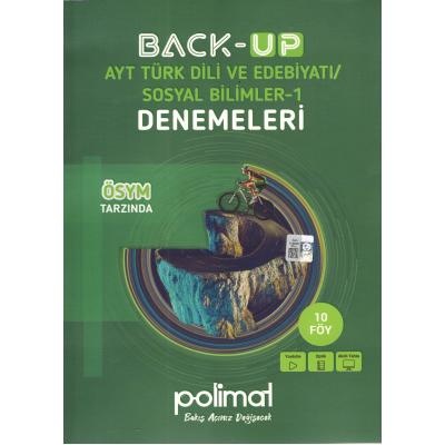 Polimat Yayınları Back-Up AYT Türk Dili ve Edebiyatı  Sosyal Bilimler 1 Denemeleri