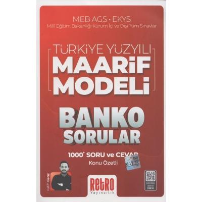 Retro Yayıncılık MEB AGS Maarif Modeli Banko Sorular