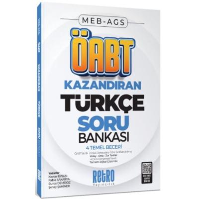Retro Yayıncılık MEB AGS ÖABT Türkçe Öğretmenliği 4 Temel Beceri Soru Bankası