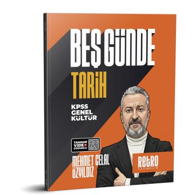 Retro Yayıncılık KPSS Genel Kültür Tarih Beş Günde Kamp Kitabı