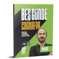 Retro Yayıncılık KPSS Genel Kültür Coğrafya Beş Günde Kamp