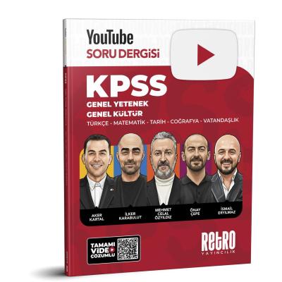 Retro Yayıncılık KPSS GYGK YouTube Soru Dergisi 