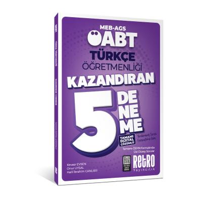 Retro Yayıncılık  MEB AGS ÖABT Türkçe Öğretmenliği 5 DENEME