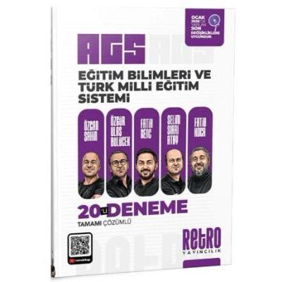 Retro Yayıncılık MEB AGS Eğitim Bilimleri Ve Türk Milli Eğitim Sistemi 20 Deneme 