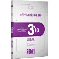 Retro Yayıncılık KPSS Eğitim Bilimleri Tamamı Çözümlü 3 lü Deneme