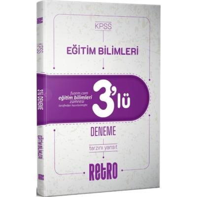 Retro Yayıncılık KPSS Eğitim Bilimleri Tamamı Çözümlü 3 lü Deneme