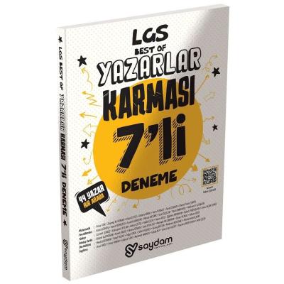 Saydam Yayınları LGS Best Of Yazarlar Karması 7 Deneme Video Çözümlü