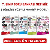 Sinan Kuzucu 7. Sınıf Soru Bankası Seti (5 Kitap) Maarif Model