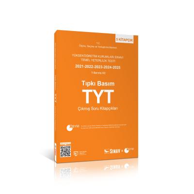 Sınav Yayınları TYT Tıpkı Basım Son 5 Yıl Çıkmış Soru Kitapçıkları