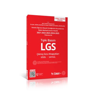 Sınav Yayınları LGS 8. Sınıf  Tıpkı Basım Son 5 Yıl Çıkmış Soru Kitapçıkları