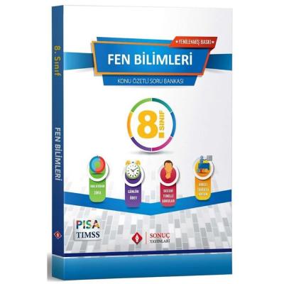 Sonuç Yayınları Lgs 8. Sınıf Fen Bilimleri Konu Özetli Soru Bankası