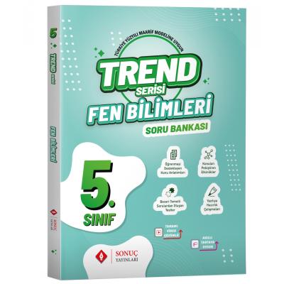Sonuç Yayınları Trend Serisi 5. Sınıf 2025 Fen Bilimleri Soru Bankası