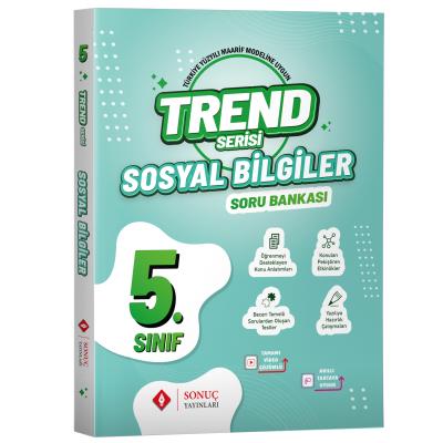 Sonuç Yayınları Trend Serisi 5. Sınıf 2025 Sosyal Bilgiler Soru Bankası
