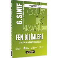 Startfen Yayınları 6. Sınıf  Fen Bilimleri 32 Hamle Kazanım Denemeleri