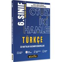 Startfen Yayınları 6. Sınıf Türkçe 32 Hamle Kazanım Denemeleri