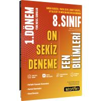 Startfen Yayınları LGS 8. Sınıf 1. Dönem 18 Fen Bilimleri Denemeleri
