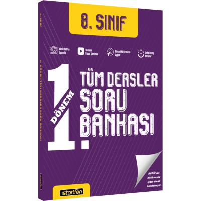 Startfen Yayınları LGS 8. Sınıf  1. Dönem Tüm Dersler Soru Bankası