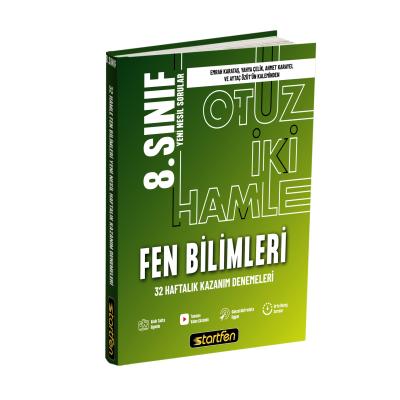 Startfen Yayınları Lgs 8. Sınıf Fen Bilimleri 32 Haftalık Kazanım Deneme