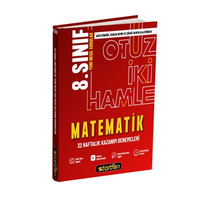 Startfen Yayınları Lgs 8. Sınıf Matematik 32 Haftalık Kazanım Deneme