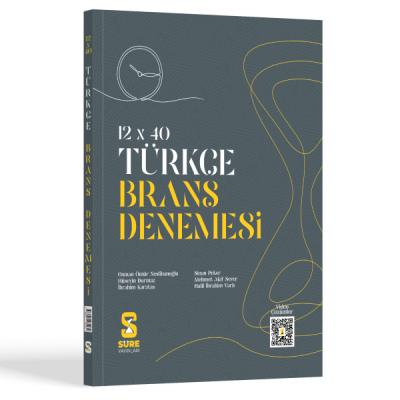 Süre Yayınları TYT Türkçe 12 x 40 Branş Denemesi