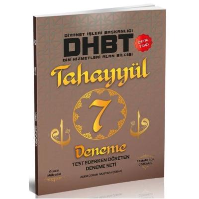 Tahayyül Yayınları DHBT 7 Deneme Çözümlü - Mustafa Çoban, Adem Çoban