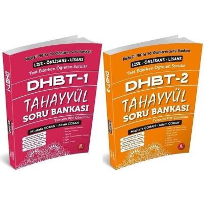 Tahayyül Yayınları DHBT 1-2 Soru Bankası Çözümlü Set - Mustafa Çoban, Adem Çoban