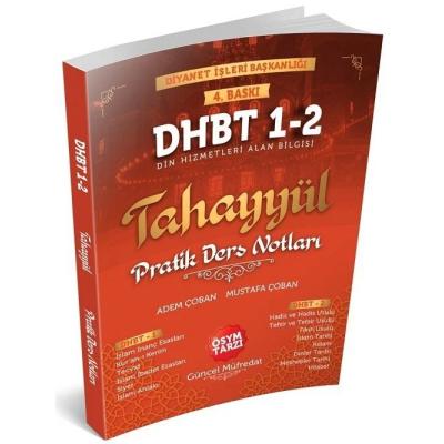 Tahayyül Yayınları DHBT 1-2 Pratik Ders Notları - Mustafa Çoban, Adem Çoban
