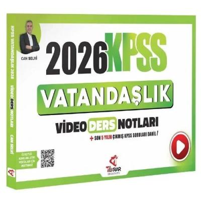 Tekrar Akademi 2026 KPSS Vatandaşlık Video Ders Notları - Can Selvi