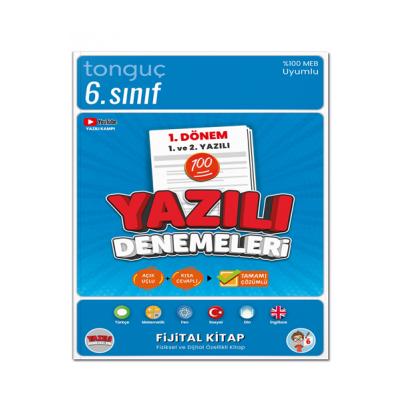 Tonguç Akademi 6. Sınıf Yazılı Denemeleri 1. Dönem 1 ve 2. Yazılı