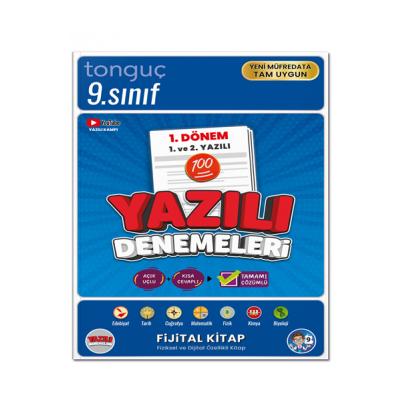Tonguç Akademi 9. Sınıf 2025 Yazılı Denemeleri 1. Dönem 1 ve 2. Yazılı