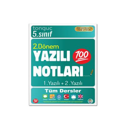 Tonguç Akademi 5. Sınıf 2025 Yazılı Notları 2. Dönem 1 ve 2. Yazılı