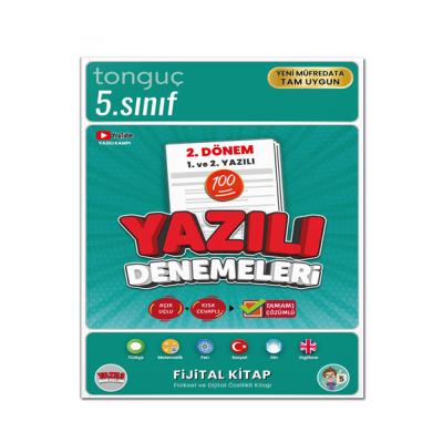 Tonguç Akademi 5. Sınıf 2025 Yazılı Denemeleri 2. Dönem 1 ve 2. Yazılı