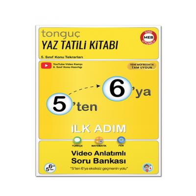 Tonguç Akademi 5'ten 6'ya Yaz Tatili Kitabı İlk Adım