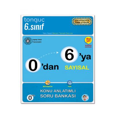 Tonguç Akademi 0'dan 6'ya Sayısal Konu Anlatımlı Soru Bankası