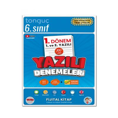 Tonguç Akademi 6. Sınıf Yazılı Denemeleri 1. Dönem 1 ve 2. Yazılı