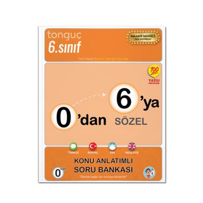 Tonguç Akademi 0'dan 6'ya Sözel Konu Anlatımlı Soru Bankası