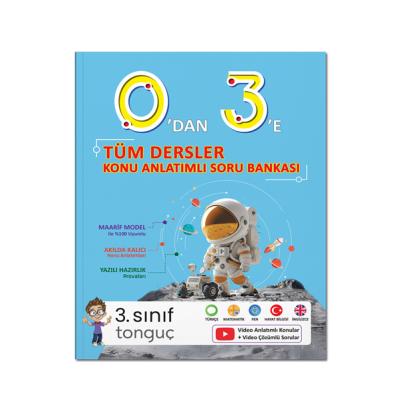 Tonguç Akademi 0'dan 3'e Tüm Dersler Konu Anlatımlı Soru Bankası