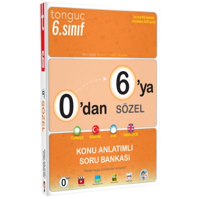 Tonguç Akademi 0 dan 6 ya Sözel Konu Anlatımlı Soru Bankası